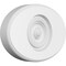 Ekena Millwork Standard Dalton Bullseye Rosette With Rounded Edge, 8"W x 5 1/4"H x 1"P ROSP080X053X100DAL04 - alternate 1